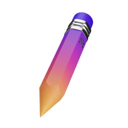 Pencil 3D icon